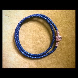 Pandora Braided Leather Bracelet